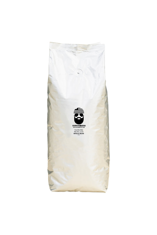 2.5 lb bag: Guerilla Nilla - WHOLE BEAN